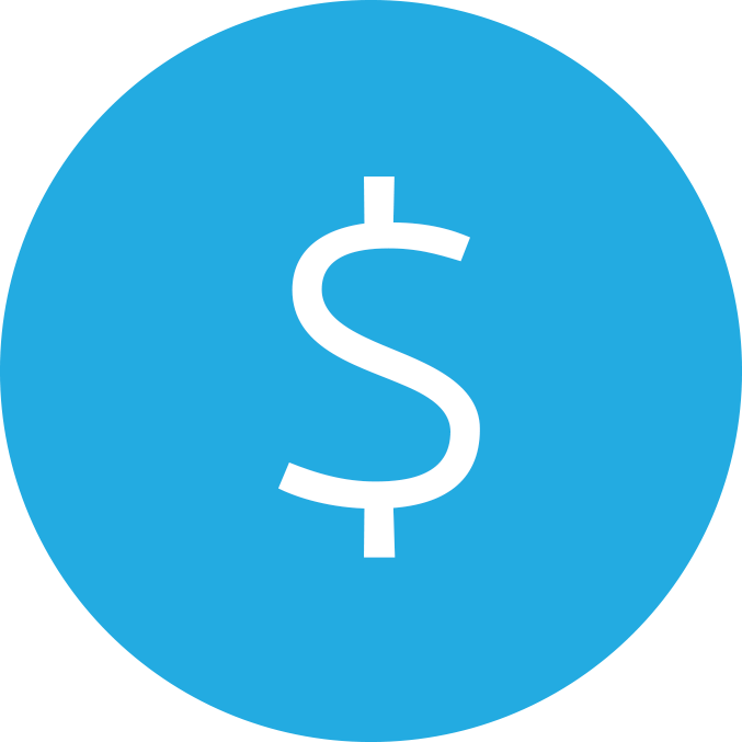 Dollar sign icon