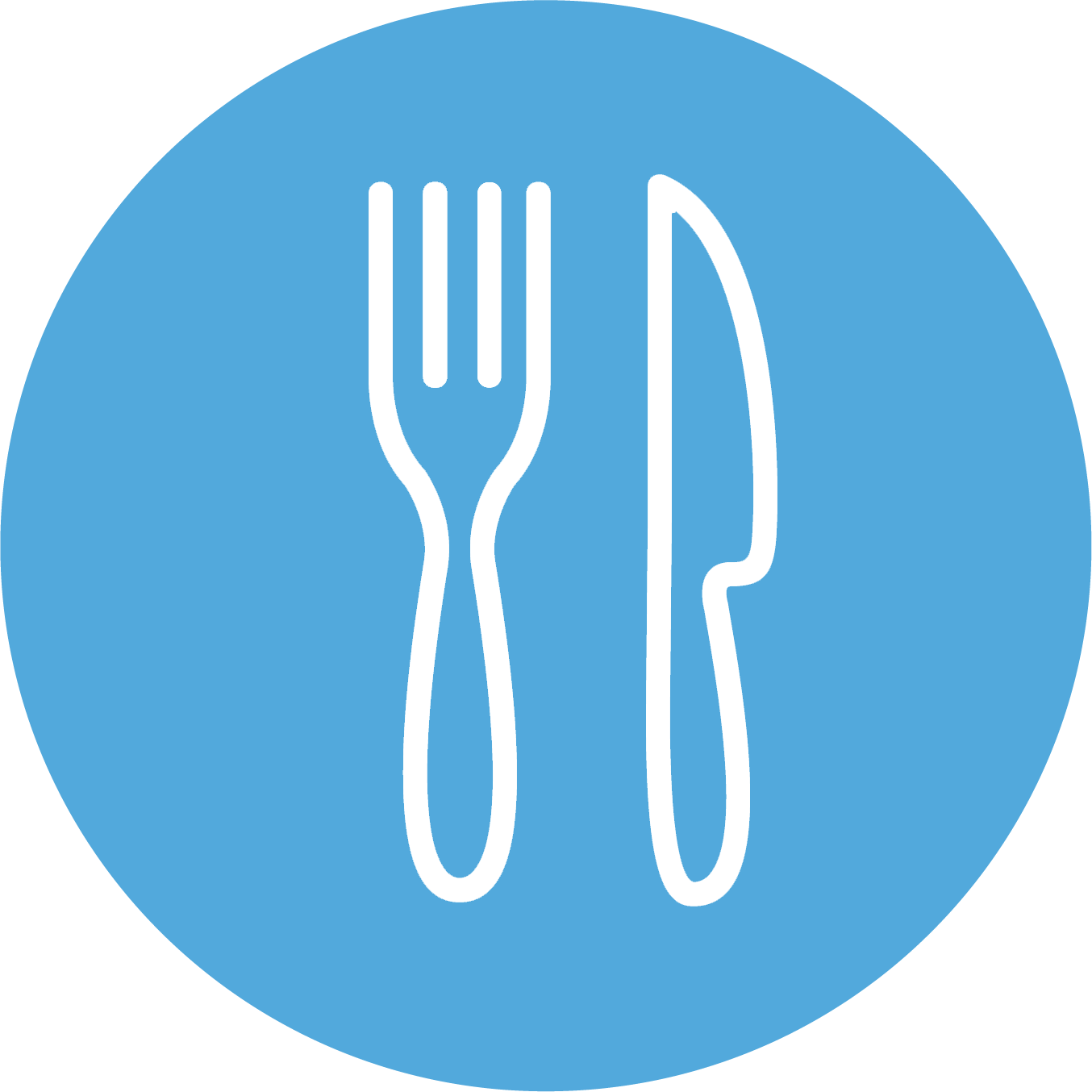 Fork and knife icon